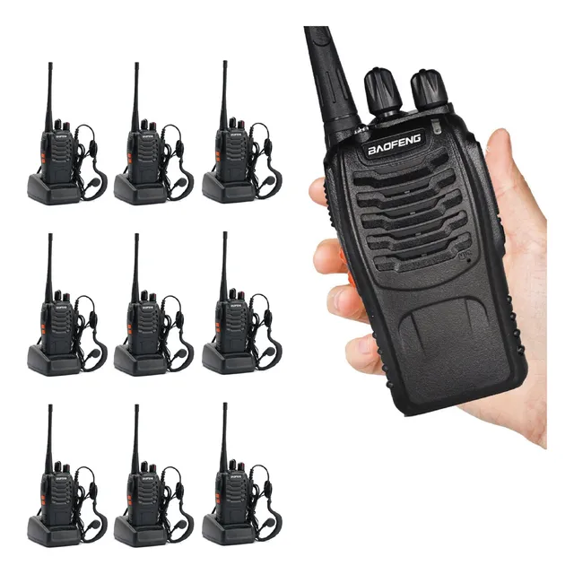 Radios De Comunicaciones Combo X9 Und. Con Accesorios 888s
