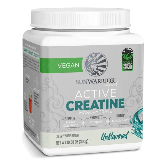 Monohidrato De Creatina En Polvo Sunwarrior Active 60 Porcio