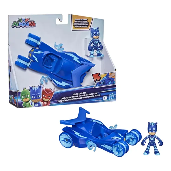 Juguete Figura Pj Masks Hasbro Gatauto Deluxe Azul Infantil