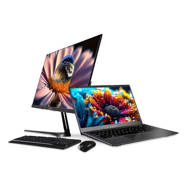 Laptop Xbook Go + Monitor 21.5  + Teclado Mouse Inalambrico