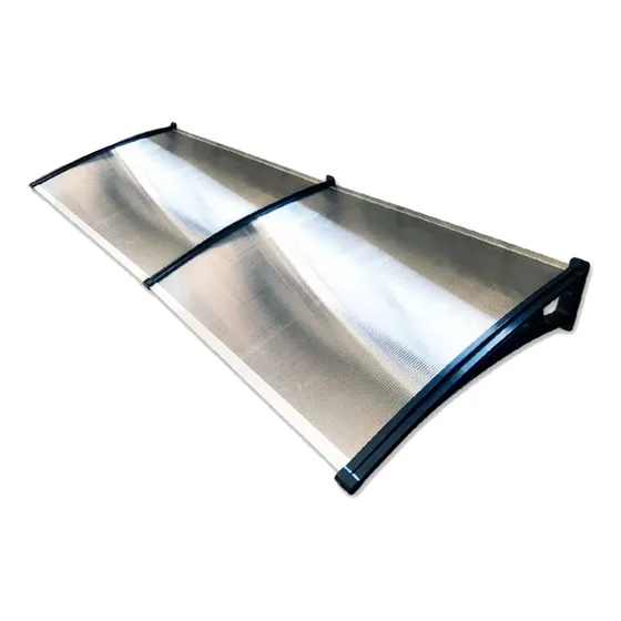 Alero De Policarbonato 240x70 Cm Cristal Puertas Ventanas 1