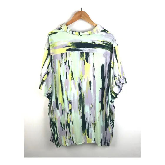 Camisa No Boundaries 3xl Estilo Abstracta Llamativa Oversize
