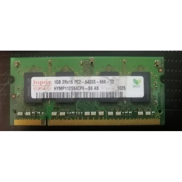 Memoria Ram  1gb 1 Sk Hynix Hymp112s64cp6-s6 