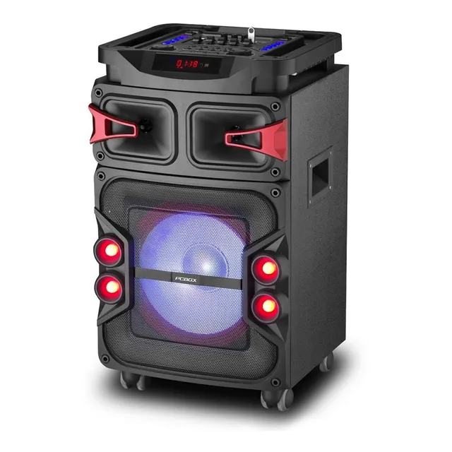 Parlante Portátil Bluetooth Pcbox Club Pcb-sp60bt 60w Rms Color Negro
