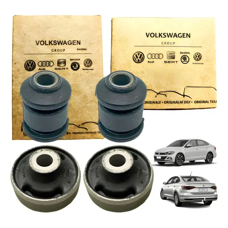Kit 4 Bucha Bandeja Balança Original Vw Virtus 2018/2023