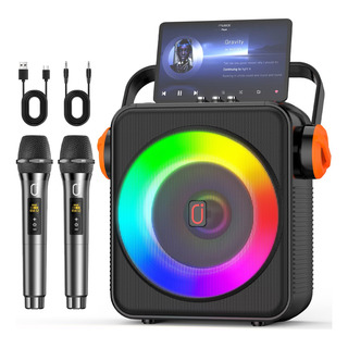 Máquina De Karaoke Popmic S66 Con 2 Micrófonos Inalámbricos Máquina De Karaoke Popmic S66 Con 2 Micrófonos Inalámbricos