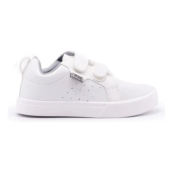 Zapatilla Colegial Blanca Montevideo Flex Rave
