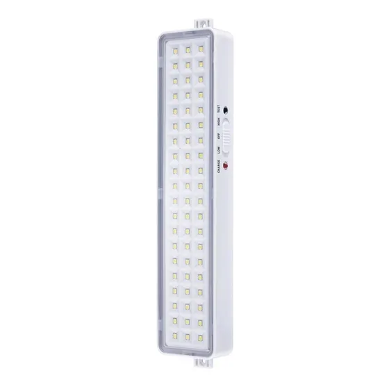 Pack X4 Luz Emergencia Luces 60 Led 8w Fria Led 8hs Duracion