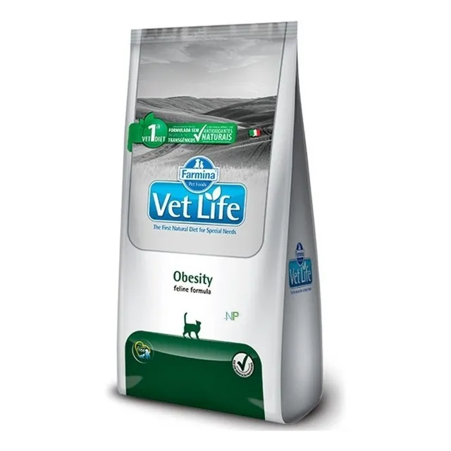 Alimento Gatos Obesos Vet Life Obesity 2kg. Np