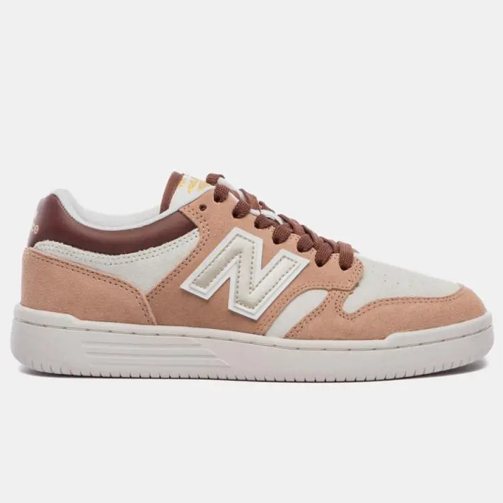 Tênis Casual Masculino E Feminino 480 Low New Balance Bege Liso 39 Br Tênis Casual Masculino E Feminino 480 Low New Balance Bege Liso 39 Br