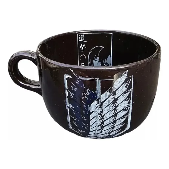 Taza Tazón Attack On Titans Shingeki No Kiojin Cerámica