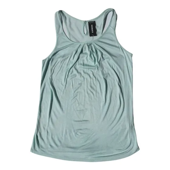 Blusa Sin Mangas Color Menta Básica Express