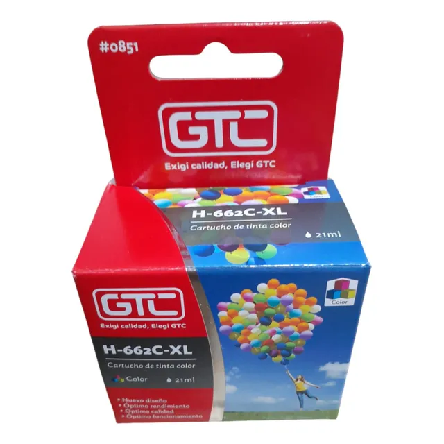 Cartucho Alternativo Color 662xl Cz106al Hp1015 Zo