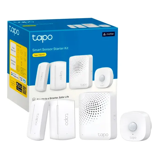 Kit Tapo T30 Kit Hub, Sensor Movimiento, Puertas Y Ventana Color Blanco | Cuotas sin interés