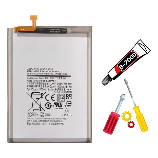 Baterla P/ Galaxy A21s (a217) A12 (a125) Eb-ba217+kit Reparo