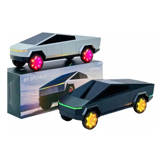 Altavoz Bluetooth Inalámbrico Modelo Tesla Cybertruck Rgb