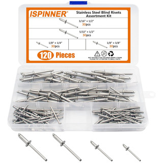 Remaches Para Persianas Ispinner De Acero Inoxidable 304,... Remaches Para Persianas Ispinner De Acero Inoxidable 304,...