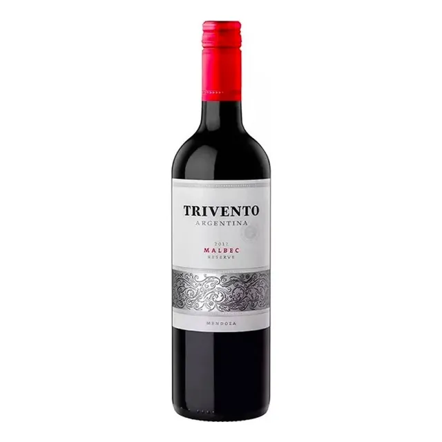 Caja De 12 Vino Tinto Trivento Reserva Malbec 750 Ml