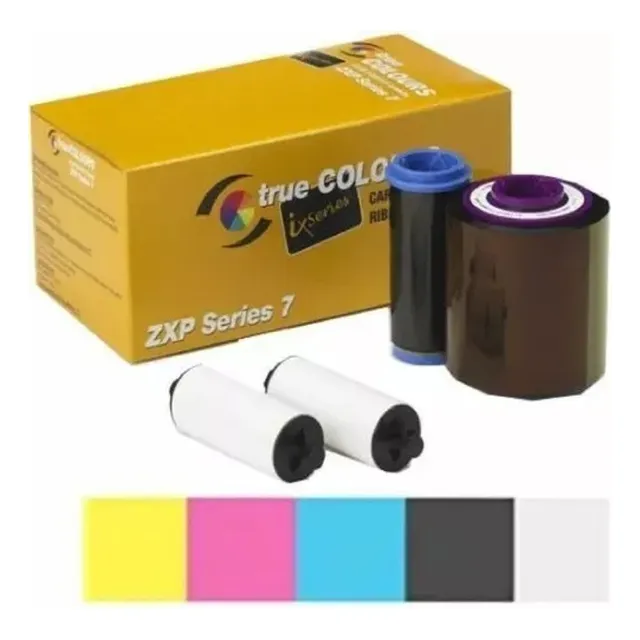 Cinta Zebra Ix Series Color Para Zxp Serie 7, Ymcko, 750 Imp