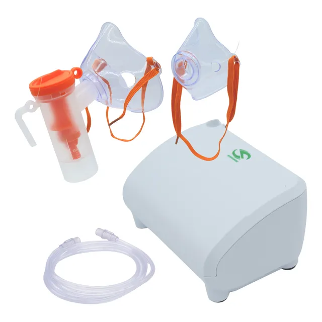 Nebulizador Compresor Mini Con Mascarillas Adulto Infantil