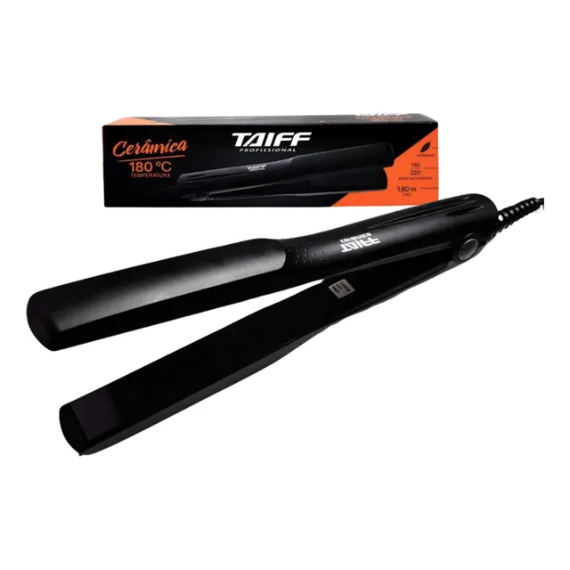 Prancha Alisadora Taiff Cerâmica Profissional 180°c Bivolt