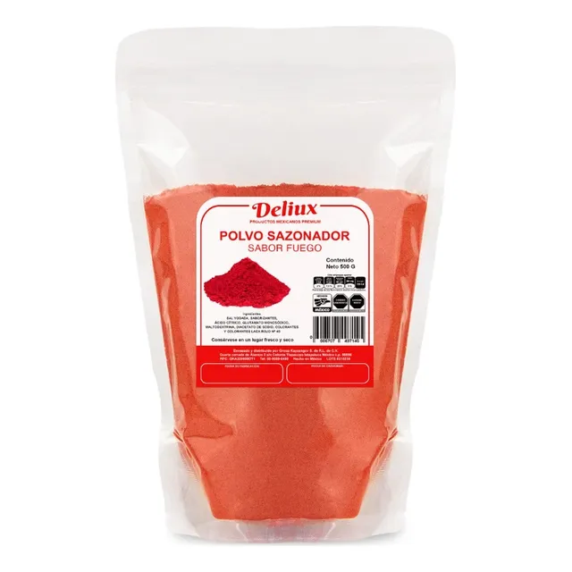 Sazonador Saborizante Tipo Takis Fuego En Polvo 500gr Deliux