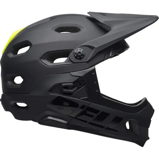 Casco De Bicicleta De Montaña Bell Super Dh Mips Negro Mate/