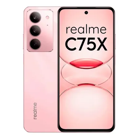 Celular Realme C75x 256gb 8gb Ram Nfc Dual Sim 4g Global Rosa-claro