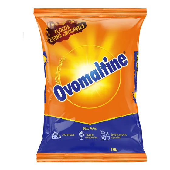 Achocolatado Flocos Extracrocantes Ovomaltine Chocomaltine Pacote 750g