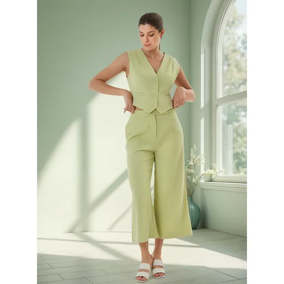 Conjunto Sastrero Mujer Mochi Algodón Primavera 2024
