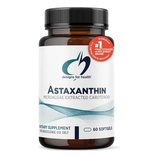 Astaxantina Designs For Health 60 Cápsulas Blandas Sin Sabor