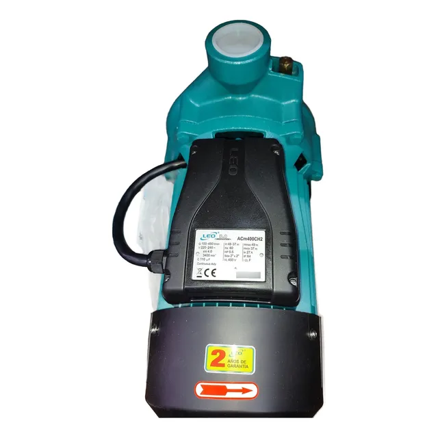Bomba Centrífuga Leo 5hp Monofasico 220v 2''x2''  Acm400ch2