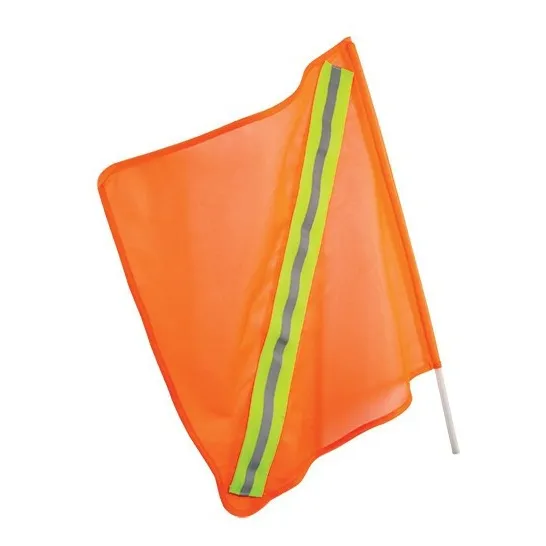 Bandera Vial Naranja Con Cinta Reflectiva (47x48cm) Truper