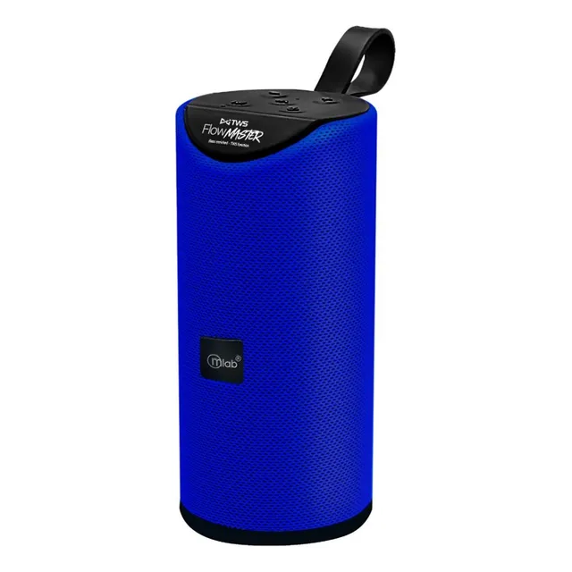 Parlante Mlab Flow Master 8859 Bluetooth Usb Fm Azul