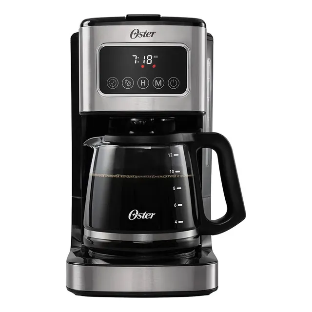 Oster BVSTDC4403 220V Cafetera Programable de 12 Tazas con Pantalla Táctil