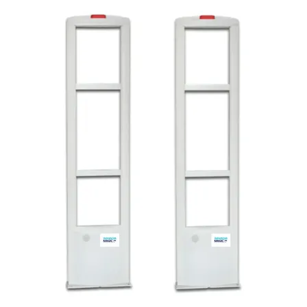 Par De Antenas Antifurto Rf Para Lojas Cinza