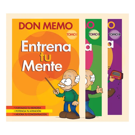 Don Memo - Entrena Tu Mente - Combo Tomos 1, 2 Y 3