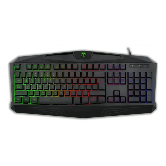 Teclado Gamer T-dagger Tanker Rainbow T-tgk106