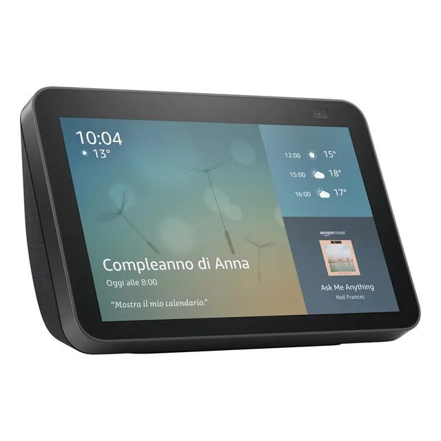 Amazon ECHO SHOW Echo Show 8 2nd Gen con asistente virtual Alexa, pantalla integrada de 8" negro 110/220V
