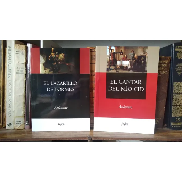 El Lazarillo De Tormes + Cantar Del Mio Cid - Anonimo Agebe