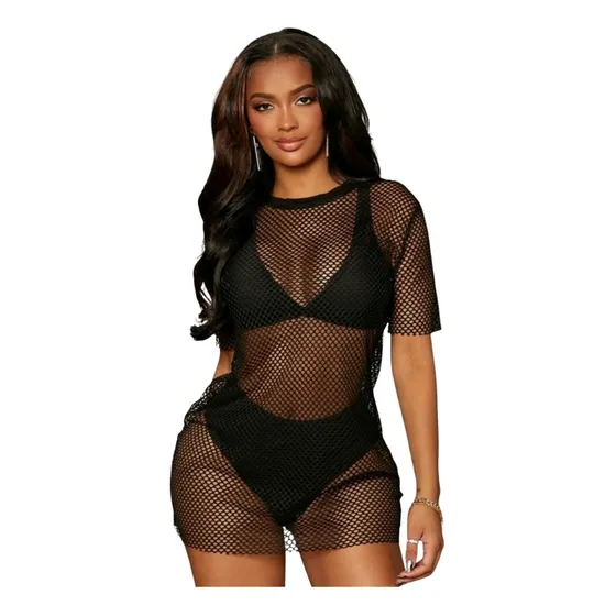 Pareo O Vestido De Playa Con Perforaciones