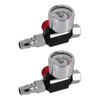 Válvula Reguladora De Aire Bsp De 1/4 Pulgadas, 2 Piezas, Du Válvula Reguladora De Aire Bsp De 1/4 Pulgadas, 2 Piezas, Du