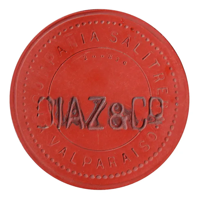 ¬¬ Ficha Salitrera / Cía Salitrera La Valparaíso $1 Token Zp