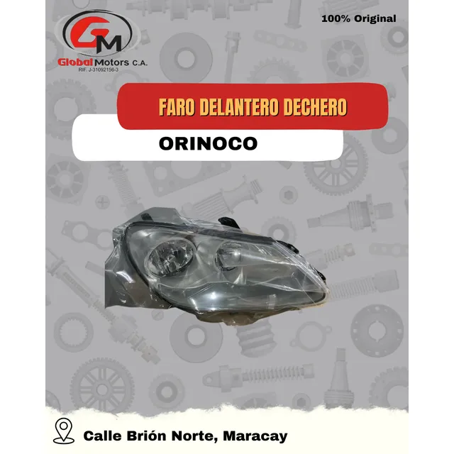 Faro Delantero Derecho Chery Orinoco