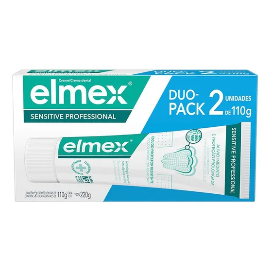 Creme Dental Elmex Sensitive Professional Duo-pack 110g