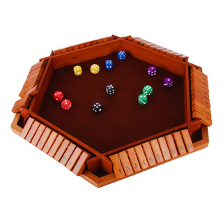 Nuevo Juego De Mesa Madera Juego 6 Lados Shut The Box Fiesta Nuevo Juego De Mesa Madera Juego 6 Lados Shut The Box Fiesta