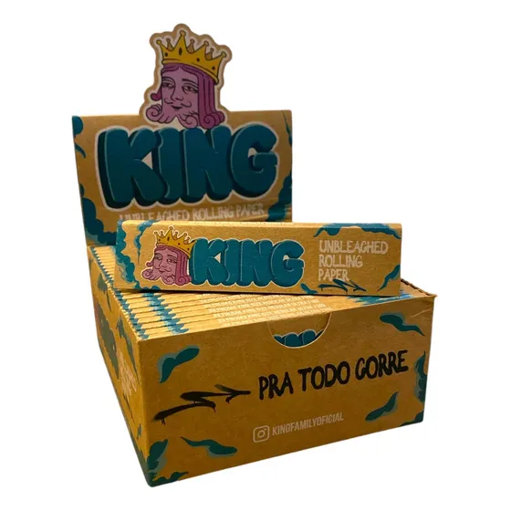 Nova Seda King Paper Brown King Size Caixa C/ 50 Livretos