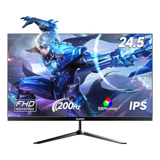 Monitor Gamer 24.5  200hz Fhd Ips Hdmi Freesync Pantalla Pc Negro