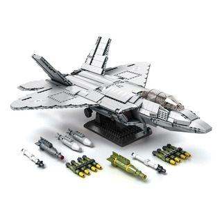 Bloques De Construcción F-22 Stealth Fighter, Maqueta De Avi Bloques De Construcción F-22 Stealth Fighter, Maqueta De Avi