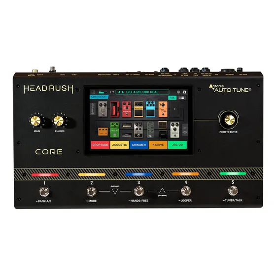 Pedaleira HeadRush Core Cor Preto